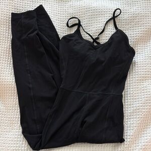 Black Spaghetti Strap Jumpsuit